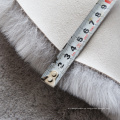 Luxury fashion design home use rabbit fur shaped floor mat